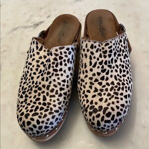 Diba True Animal Print Clogs